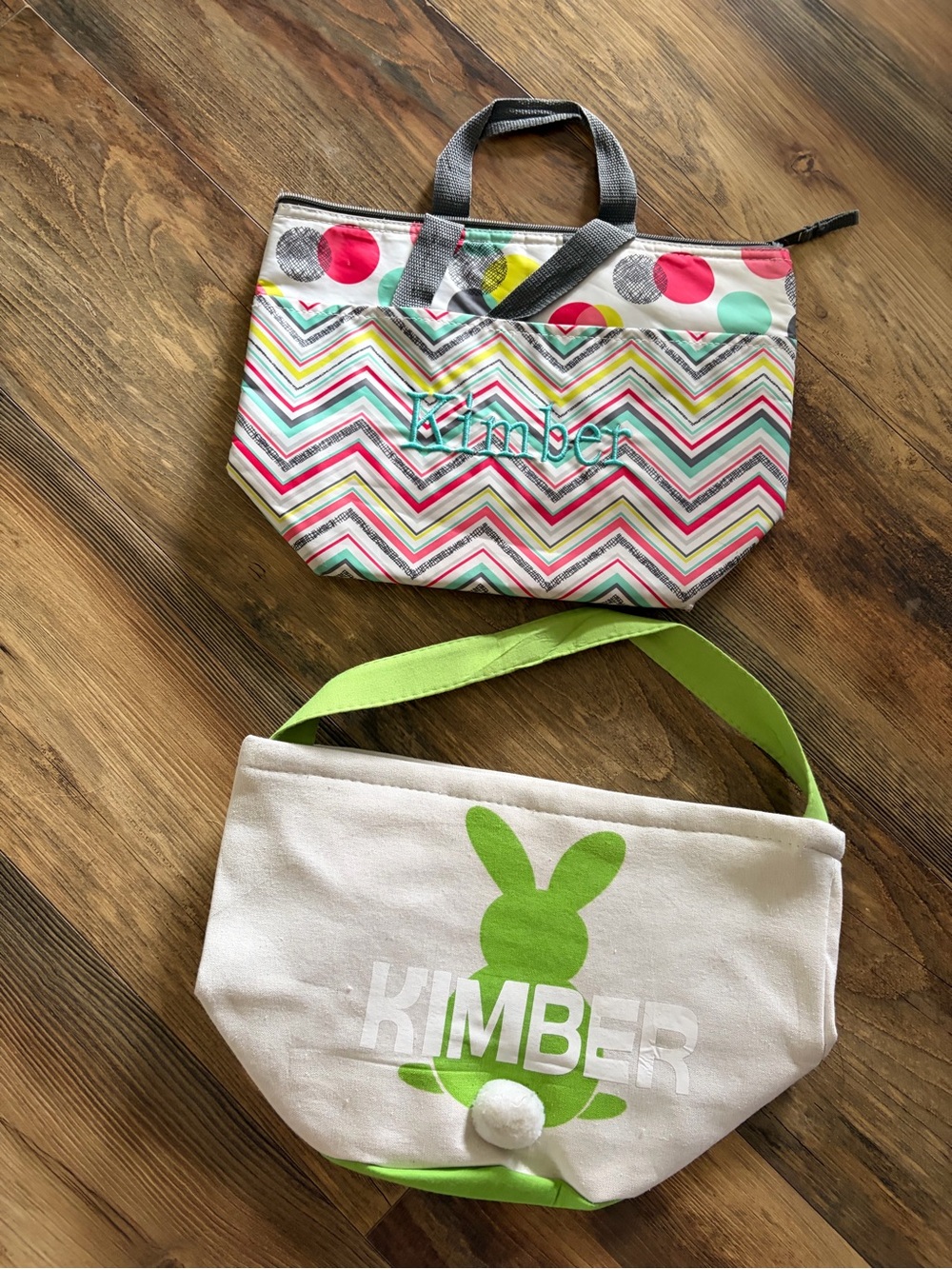 Lunchbox and Easter basket for the name Kimber